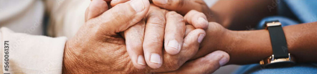 Banner image holding hands